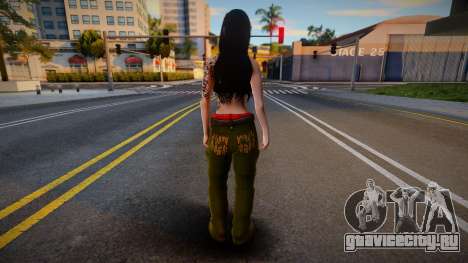 Gangsta girl skin для GTA San Andreas