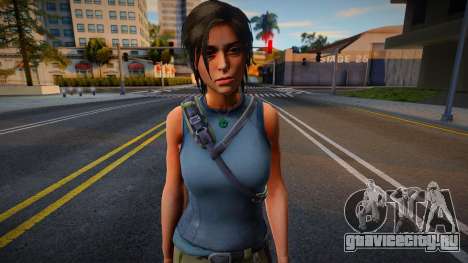 Lara Croft Default для GTA San Andreas
