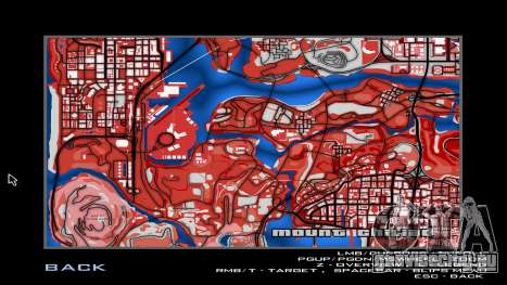 Red map для GTA San Andreas