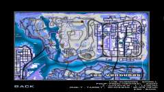 Blue map для GTA San Andreas