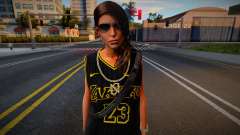 Lara Croft Fashion Casual - Los Angeles Lakers 3 для GTA San Andreas