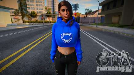 Lara Croft Fashion Casual - Los Santos Tuners 1 для GTA San Andreas