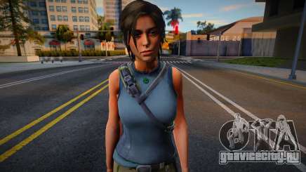 Lara Croft Default для GTA San Andreas