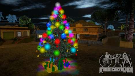 Новогодняя елка на Гроув Стрит для GTA San Andreas