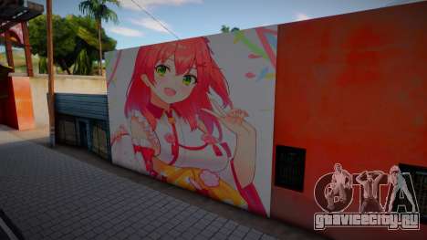 Sakura Miko Wall для GTA San Andreas
