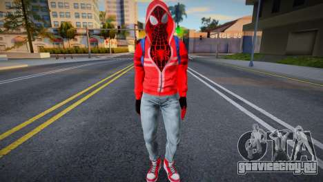Miles Morales Street Wear - MUA 3 для GTA San Andreas
