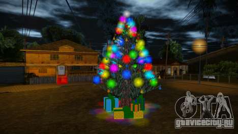 Новогодняя елка на Гроув Стрит для GTA San Andreas