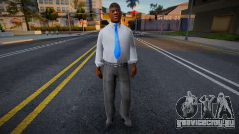Black Man In Suit HD для GTA San Andreas