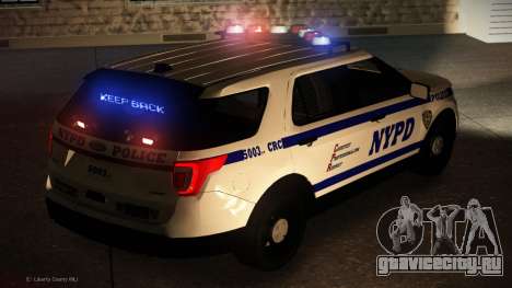 Ford Explorer 2016 NYPD (ELS) для GTA 4