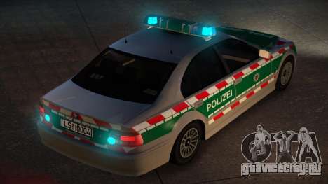 BMW M5 E39 German Police (ELS) для GTA 4
