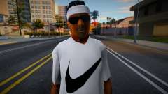 White Nike T-Shirt HD для GTA San Andreas