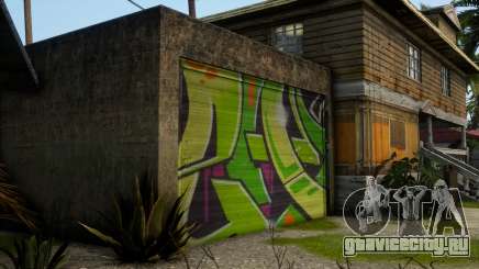 Graffiti for CJs Garage door для GTA San Andreas Definitive Edition