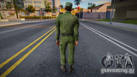 Новый скин военного для GTA San Andreas