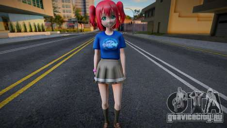 Love Live - Tshirt 3 для GTA San Andreas