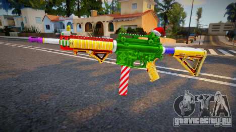 X-MAS Weapon - MP5 для GTA San Andreas