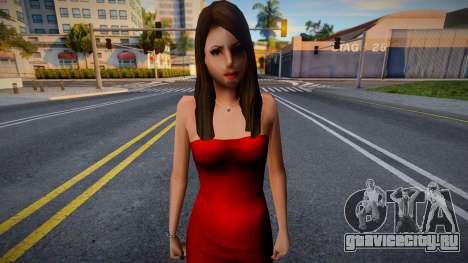 Симпатичная девушка v4 для GTA San Andreas