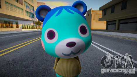 Animal Crossing - Blue Bear для GTA San Andreas