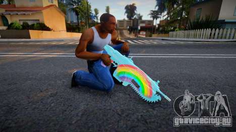 Rainbow weapon - M4 для GTA San Andreas