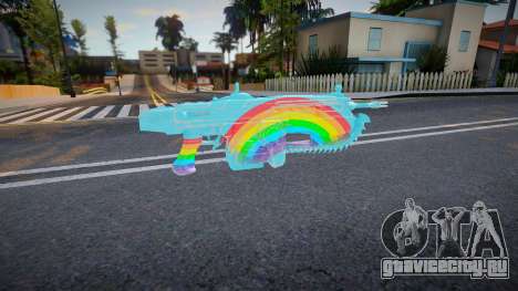 Rainbow weapon - M4 для GTA San Andreas