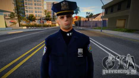 Зимний скин полицейского 1 для GTA San Andreas
