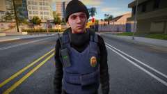Cотрудник полиции (в разгрузке) для GTA San Andreas