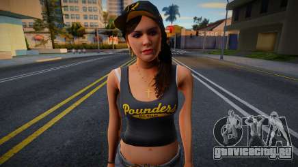Vagos Girl from GTA V 3 для GTA San Andreas