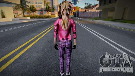 Retro Punk Girl для GTA San Andreas