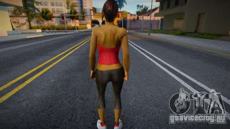 Barbara в защитной маске для GTA San Andreas