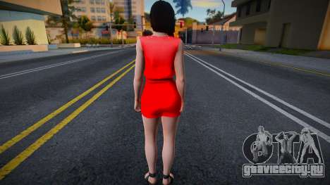 Kokoro Red Dress для GTA San Andreas