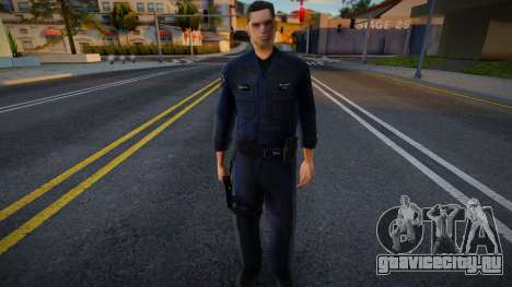Полицейский в новой форме для GTA San Andreas