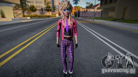 Retro Punk Girl для GTA San Andreas