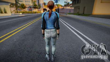 RE5 Jill Valentine BSAA No Gear Skin для GTA San Andreas