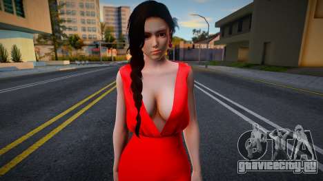 Kokoro Red Dress для GTA San Andreas