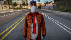 Swmotr4 в защитной маске для GTA San Andreas