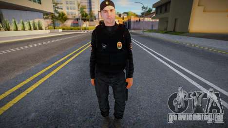Сотрудник полиции с бронежилетом (ППС) для GTA San Andreas