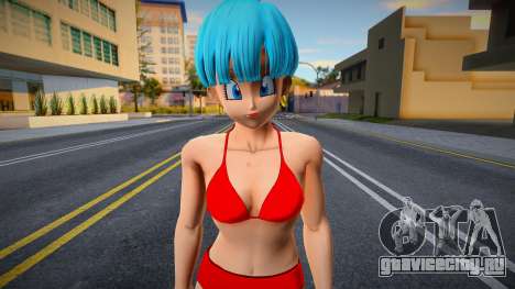 DBXV2 Bulma Bikini для GTA San Andreas