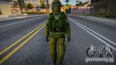 Военный в обмундировании 2 для GTA San Andreas