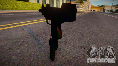 Iridescent Chrome Weapon - Micro Uzi для GTA San Andreas