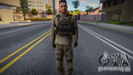Военный в обмундировании 3 для GTA San Andreas