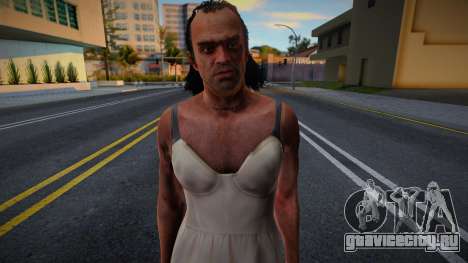 GTA V Trevor Philips In A Dress 2 для GTA San Andreas