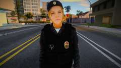 Женщина из полиции с бронежилетом (ППС) для GTA San Andreas