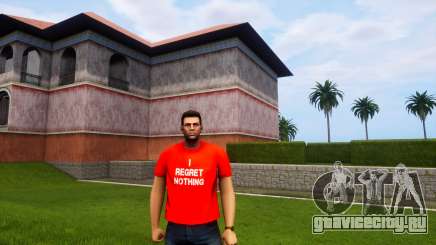 I regret Nothing Red T Shirt для GTA Vice City Definitive Edition