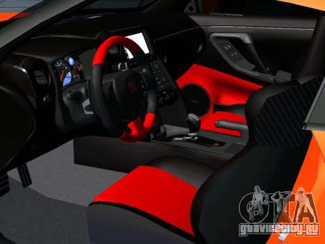 Nissan GT-R R35 AM Plates для GTA San Andreas