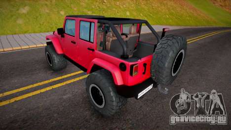 Jeep Wrangler 2012 Rubicon для GTA San Andreas
