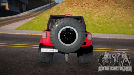 Jeep Wrangler 2012 Rubicon для GTA San Andreas
