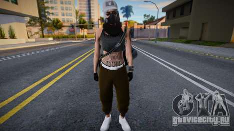 Gang Black Female для GTA San Andreas