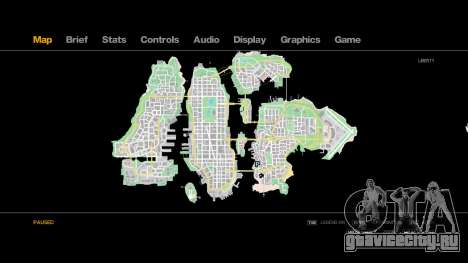 IV Nudle Maps Radar Style для GTA 4