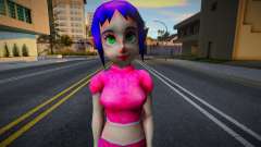 Bombchu Bowling Girl для GTA San Andreas