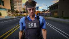 RPD Officers Skin - Resident Evil Remake v26 для GTA San Andreas