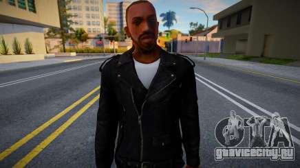 Carl Johnson Biker для GTA San Andreas